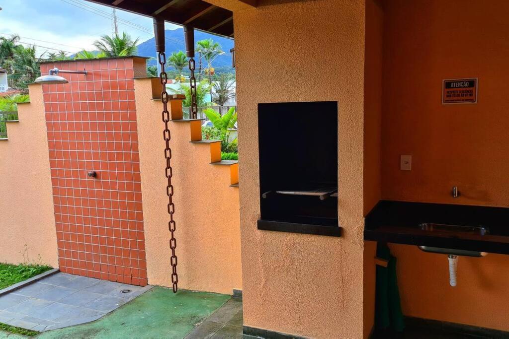 100Mts Da Praia Com Churrasqueira, Piscina E Wi-Fi Caraguatatuba Exteriér fotografie